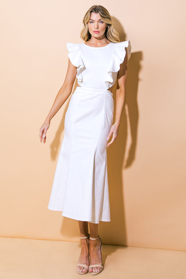 catch-the-bouquet-twill-midi-dress Flying Tomato-Sophia's StyleDRESSES-1